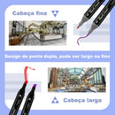 Kit Livro de Colorir Bobbie Goods com Canetinhas de Ponta Dupla