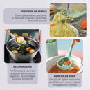 Kit de 11 Utensílios SmartCook com Silicone Resistente