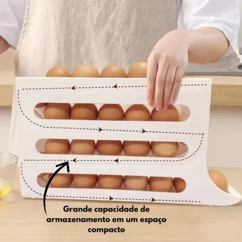Organizador de Ovos + Frete Grátis + Bônus + Descontos
