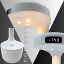 Umidificador Antigravidade GravityAir com Relógio Digital