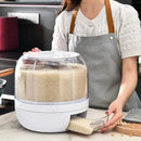 Dispenser de Grãos CerealMix Giratório com 6 Compartimentos